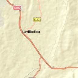 Lavilledieu Street Map