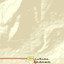 La Roche-des-Arnauds Street Map