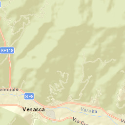 Venasca Street Map
