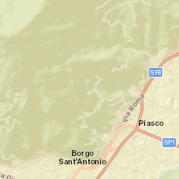 Piasco Street Map