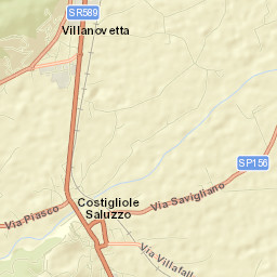 Costiglione Saluzzo Street Map