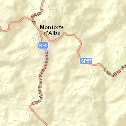 Monforte d'Alba Street Map