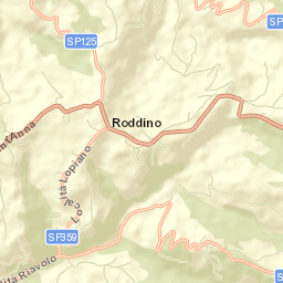 Roddino Street Map