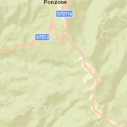 Ponzone Street Map