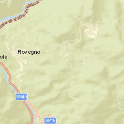 Rovegno Street Map