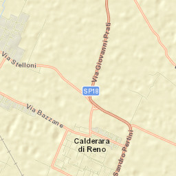 Calderara di Reno Street Map