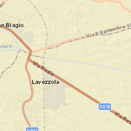 San Biagio Street Map