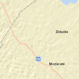 Comuna Mozăceni Street Map