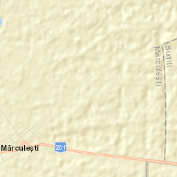 Comuna Mărculeşti Street Map