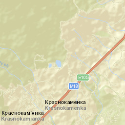 Krasnokamenka Street Map