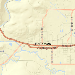 Philomath Street Map