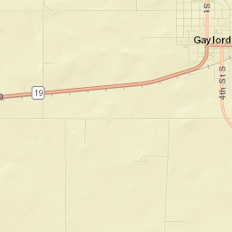 Gaylord Street Map