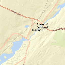 Oakland Street Map