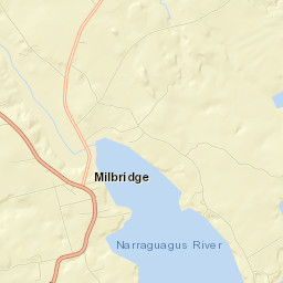 Milbridge Street Map