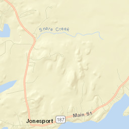 Jonesport Street Map