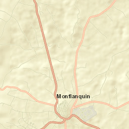 Monflanquin Street Map
