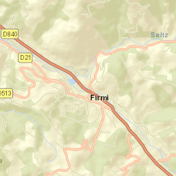 Firmi Street Map