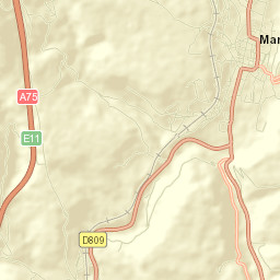 Marvejols Street Map