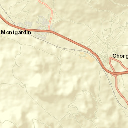 Chorges Street Map