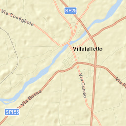 Villafalletto Street Map