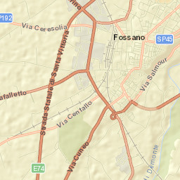 Fossano Street Map