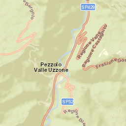 Pezzolo Valle Uzzone Street Map