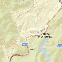 Spigno Monferrato Street Map