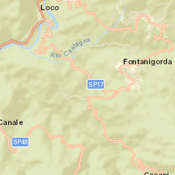 Fontanigorda Street Map