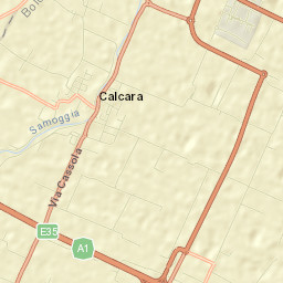 Calcara Street Map