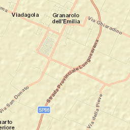 Granarolo dell'Emilia e Viadagola Street Map