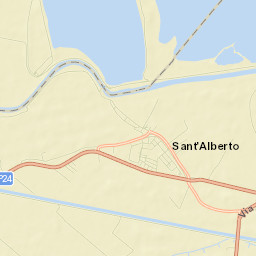 Sant'Alberto Street Map