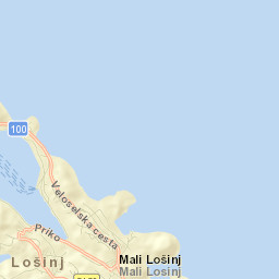 Mali Lošinj Street Map