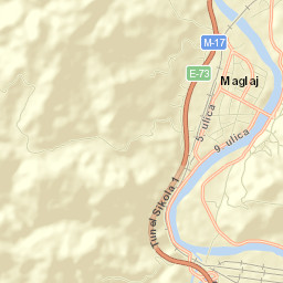 Maglaj Street Map