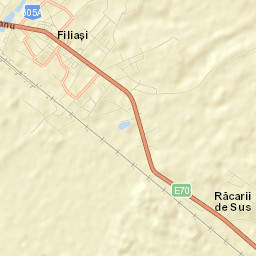Filiaşi Street Map
