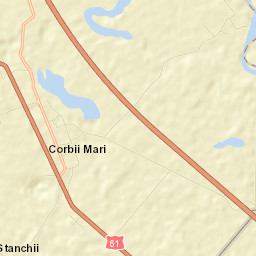 Corbii Mari Street Map