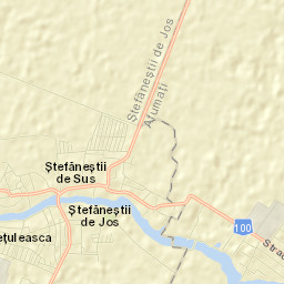 Ştefăneştii de Jos Street Map