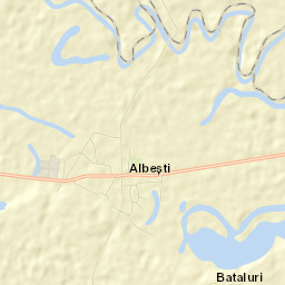 Comuna Albeşti Street Map