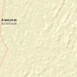Achikulak Street Map