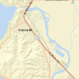 Cascade Street Map