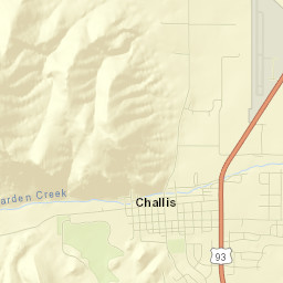Challis Street Map