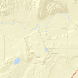 Big Horn County Street Map