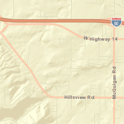 North Spearfish Street Map