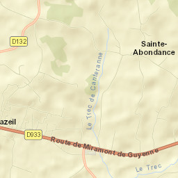 Virazeil Street Map