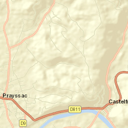 Prayssac Street Map