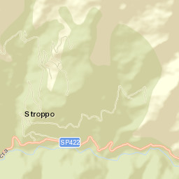 Stroppo Street Map