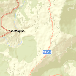 Gorzegno Street Map