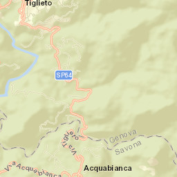 Tiglieto Street Map