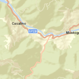 Montoggio Street Map