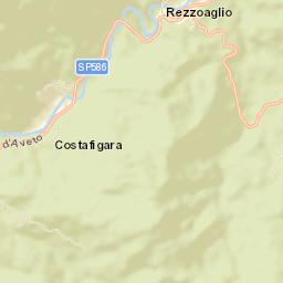 Rezzoaglio Street Map