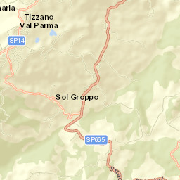 Tizzano Val Parma Street Map